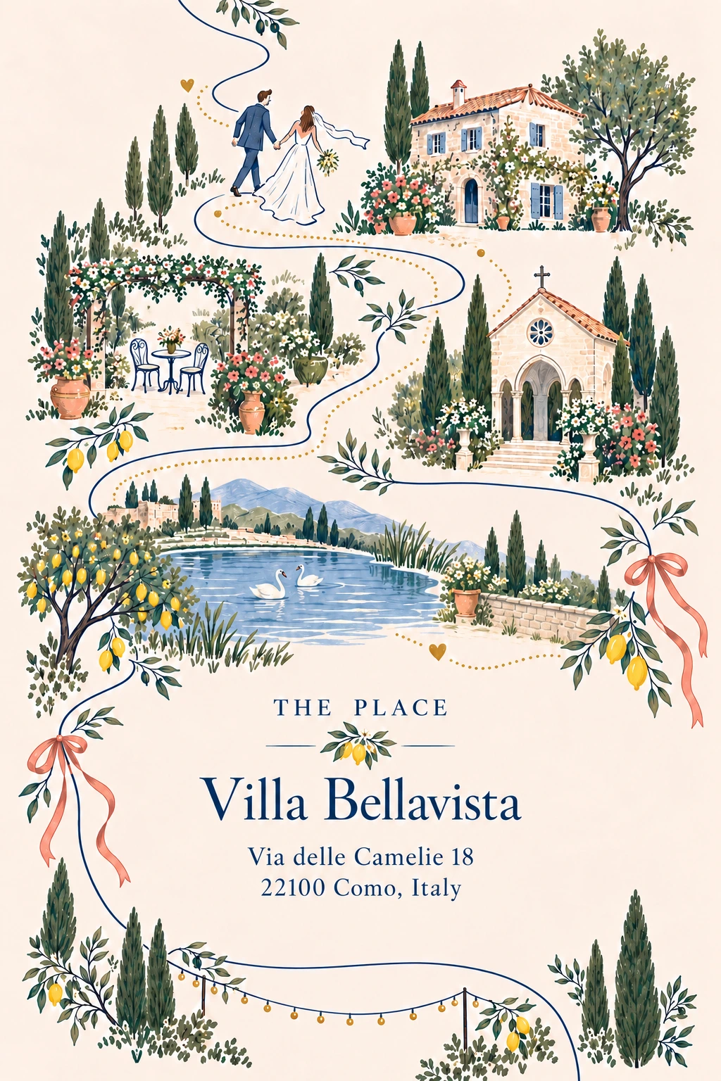 Villa Bellavista wedding location and address