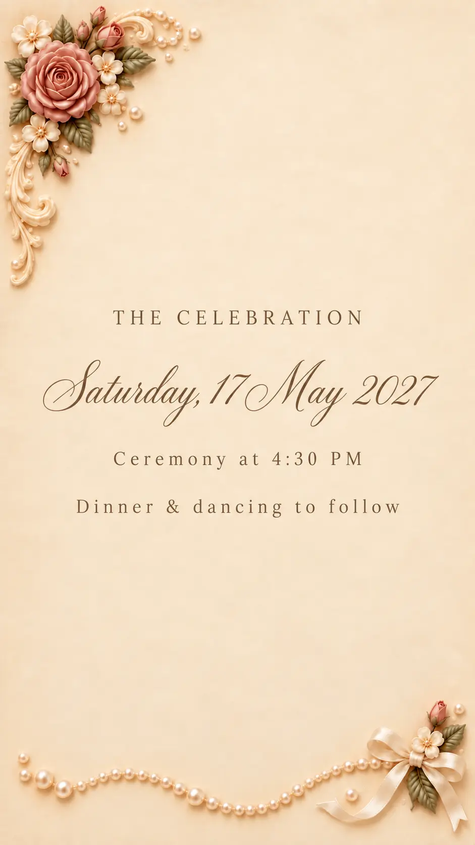 Celebration details